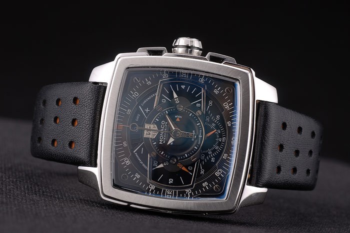 Tag heuer monaco hot sale black dial